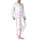 thumbnail image 2 of Balery Breast Cancer Awareness (4) Pijama para Hombre de Dos Piezas con Manga Larga, Conjunto de Dormir y Descanso Suave con Bolsillos-Small, 2 of 7