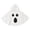 1-White348, variant on Infant Girls Hooded Poncho Cape Cute Ghost Graphic Short Sleeve Smiley Face Pullover Top Soft Comfy T Shirt