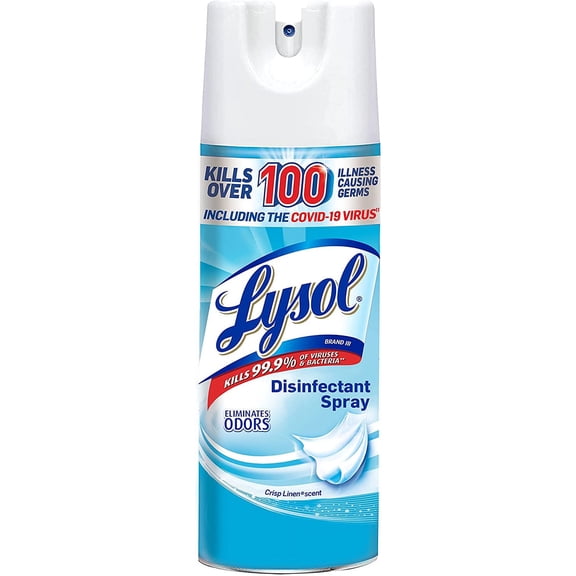 Lysol Crisp Linen Scent Disinfectant Spray - 12.5 Oz