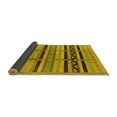 thumbnail image 2 of Ahgly Company Indoor Rectangle Solid Yellow Modern Area Rugs, 8' x 10', 2 of 4
