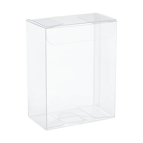24 pc Transparent PVC Box Candy Treat Gift Box for Wedding Party Baby Shower Packing Box Rectangle Clear 3.7x6.3x8.3cm
