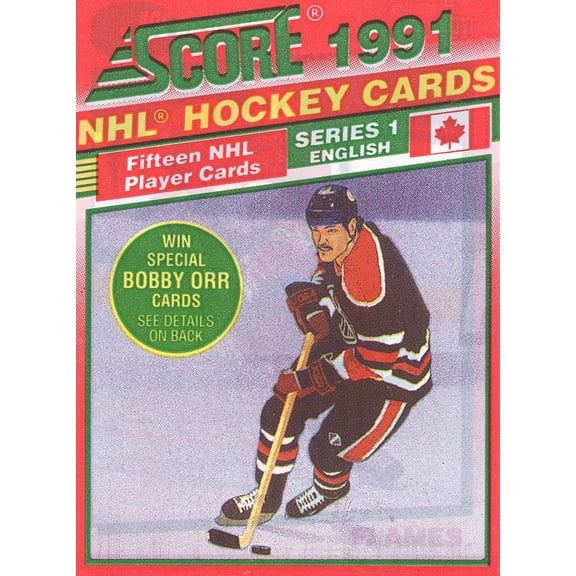 NHL Score 1991-92 Series 1 Hockey Trading Card HOBBY Pack [15 Cards, ENGLISH]