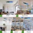 thumbnail image 6 of Windows Seascape Magnetic Fluorescent Light Covers for Ceiling Lights 2x4 Feet, Summer Beach Coastal Palm Trees Office Classroom Kitchen Drop Ceiling Light Covers Lighting Filters Shade Panel 2 Packs, 6 of 9