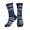 3 Black, variant on Women's Men's Thin Blue Line Flag Print Colorful Novelty Pattern Crew Athletic Socks