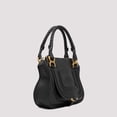 thumbnail image 5 of Chloé Female Black Leather Small Marcie Tote Bag Black, 5 of 5