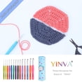 thumbnail image 4 of 48Pcs Crochet Hooks Set,14Pcs Ergonomic Crochet Kit,Soft Grip Handles Knitting Needles Kit with Case for Arthritic Hands Adults Beginners,Standard,2.0mm-10.0mm, 4 of 7