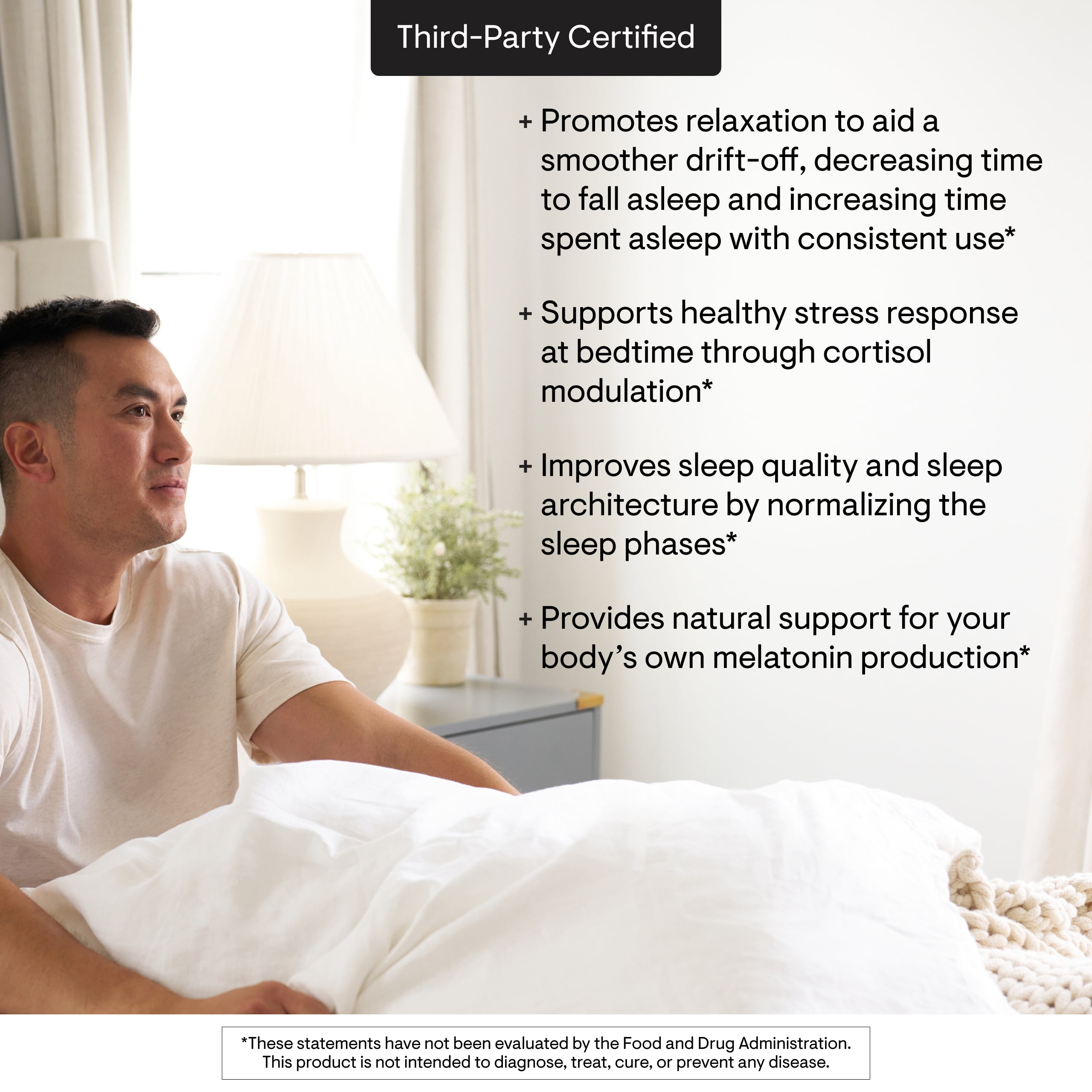 THORNE Deep Sleep Complex - Natural Sleep Support with L-Theanine, Chamomile & Maizinol - Supports Quality & All Phases* - Melatonin Free & Gluten Free - 60 Capsules (30 Servings)