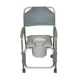thumbnail image 2 of drive Commode / Shower Chair Fixed Arms Aluminum Removable Backrest up to 300 lbs, 2 of 7