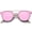Pink-Gold / Pink Mirror, variant on sunglassLA Unisex Modern Fashion Minimal Wire Temple Inner-Rimmed Color Mirror Lens Pantos Metal Sunglasses (Pink-Gold / Pink Mirror) - 58mm