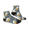 thumbnail image 6 of Salouo Cartoon Squirrel on Branch Pattern Unisex Middle Tube Socks,Middle-Finger Knee High Socks Over The Calf Tube Stocking Crew Stockings for Women and Men Tube Socks, 6 of 8