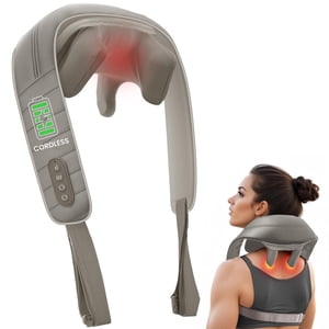 Snailax Cordless Shiatsu Neck Massager with Heat