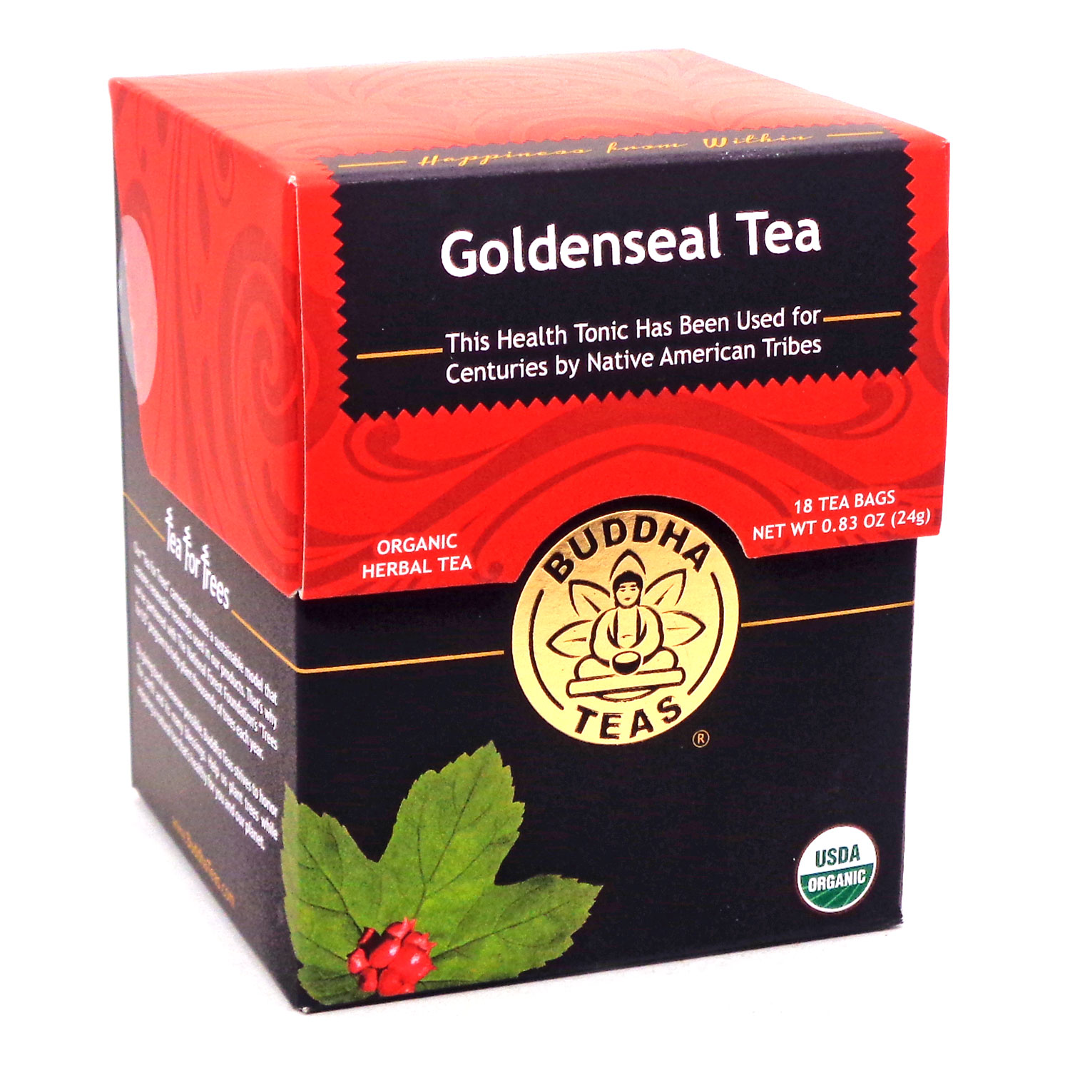 Goldenseal Tea by Buddha Tea 18 Tea Bags