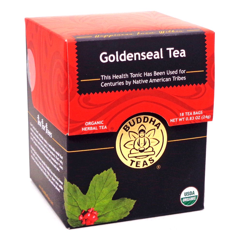 Goldenseal Tea by Buddha Tea 18 Tea Bags