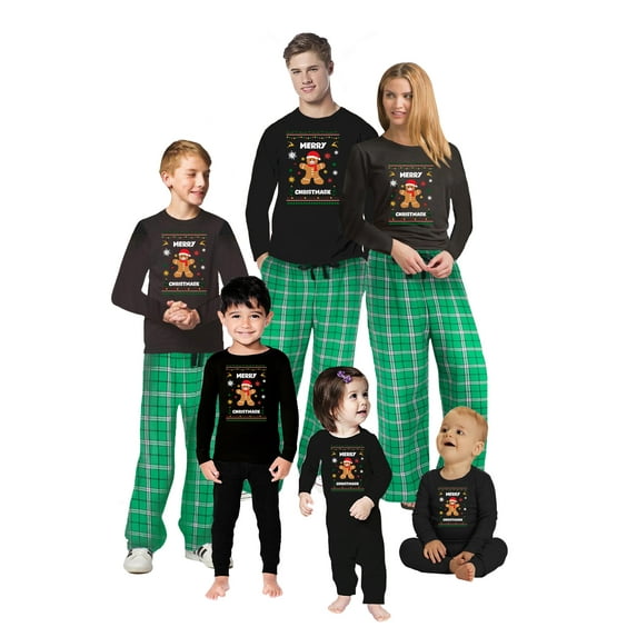 Matching Christmas 2020 Pajamas for Family Funny Christmas Quarantine PJs - Holiday Xmas Sleepwear - Unicorn Santa Llama Cat