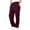 #0008-Wine, variant on Favoffer Boys' Side-Pocket Elastic-Waist Slim Sweatpants, Sizes 6-15