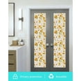 thumbnail image 5 of Window Privacy Film Yellow Sunflowers Stained Glass Window Film Decorative Sun Block Window Cover Country Botanical Flowers Butterfly Window Clings Static Adhesive Sticker for Bathroom 23.6"x78.7", 5 of 6