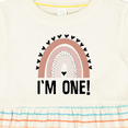 thumbnail image 4 of Inktastic 1st Birthday Boho Rainbow One Year Old Girls Baby Dress, 4 of 5