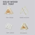 thumbnail image 5 of UOSIA Dog Teepee Bed Portable Pet Tent for Small Dogs with Soft Cushion 24inch, 5 of 7