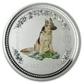 thumbnail image 1 of 2006 Australia 1/2 kilo Silver Year of the Dog BU (Colorized), 1 of 2