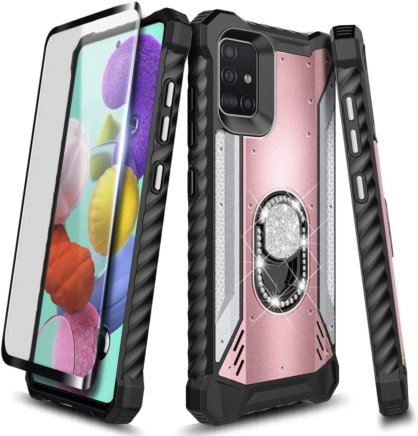 For Samsung Galaxy A51 5G [NOT FIT 4G] Case, with Tempered