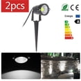 thumbnail image 2 of Cateissary Luz LED COB para jardín, 90-100lm, 5W, decoración de césped con pinchos para exteriores, iluminación de paisaje, focos de aluminio Iluminación y accesorios Blanco frio/Espiga, 2 of 6