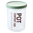 thumbnail image 2 of DcGZvy Snack Container Spice Storage Containers, Baking Storage Containers Pantry Jars, Clear Containers Kitchen Cabinet Storage(1200ml), 2 of 5