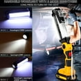 thumbnail image 3 of For Craftsman 20V Li-ion Battery 35W Handheld Flashlight Emergency Light Portable LED Light With USB Hook, 3 of 6