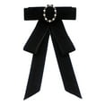 thumbnail image 2 of BLESIYA Womens Bow Tie Fashion Neck Tie Jewelry for Cosplay Banquet Ornament Velvet Black, 2 of 8