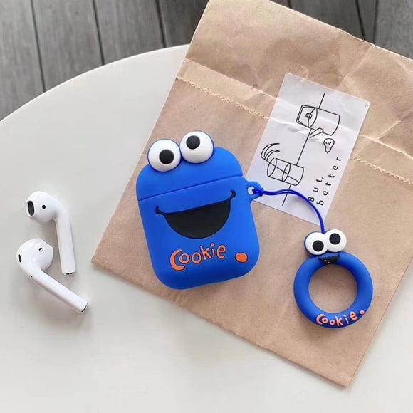 AirPods Case Silicone Cover Sesame Blue For Apple Airpod 1/2 Case 1 Piece