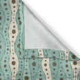thumbnail image 6 of Ambesonne Turquoise Grommet Curtain, Traditional Polka Dot, 50" x 63", Turquoise Brown Cream, 6 of 6