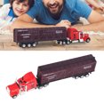 thumbnail image 4 of Transport Truck Model, Wear Resistant 1:65 Pull Back Trucks  Safe Interactive  For Kids 1,2, 4 of 8