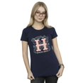 thumbnail image 2 of Harry Potter Womens Flowers H Cotton T-Shirt, 2 of 3