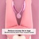 thumbnail image 2 of Ejercitador de cadera, muslo, suelo pélvico, dispositivo de fortalecimiento para mujeres, ejercitador de entrenamiento de muslos posparto para glúteos hermosos ER, 2 of 4