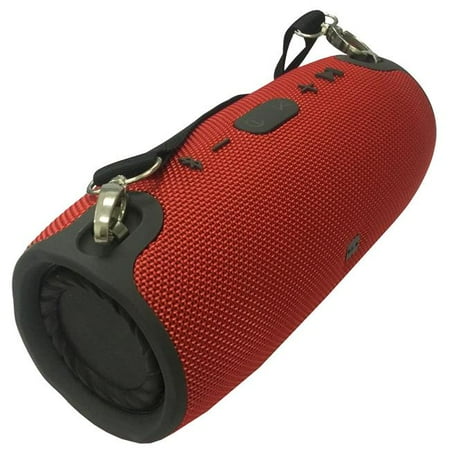 UPC 606540037294 product image for QFX BT-220RED Portable Rechargeable Bluetooth Speaker, Red | upcitemdb.com