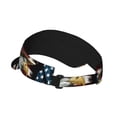 thumbnail image 2 of Balery Eagle With Hat And Roses Gorra deportiva con visera ajustable para mujer y hombre (talla única), 2 of 7