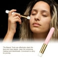 thumbnail image 3 of Maytalsory Lash Shampoo for Lash Extensions Nose Brushes Eyebrow Acrylic Handle Applicator Beauty Tools Makeup for Skin Care pink flat head 1Set, 3 of 6