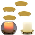 thumbnail image 1 of LSLJS Iron Candle Holder, Decorative Iron Pillar Candle Holder Candlestick Plates, Candle Holder, 1 of 2