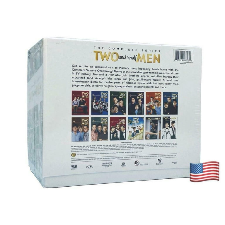 Two and a Half Men The Complete Series Season 1-12 store R4 NEW DVD Box Set