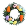 thumbnail image 2 of Cheapark Easter Egg Wreath Mini Wreath Hanging Decorations for Home Window Display and Door 5.5 Inch, 2 of 6