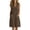 Coffee, variant on Ohufall Women's Jumpsuits Sleeveless V Neck Button Short Jumpsuits with Pocket Loose Comfort Summer Casual Jumpsuits