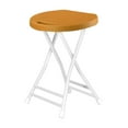 thumbnail image 2 of Folding Stool Portable Thickened Furniture High Stool Outdoor Foldable Stool for orange, 2 of 9