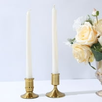 Balsa Circle 4 Gold Vintage Metal Taper Candle Holders Wedding Party Events Reception Decorations Supplies