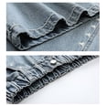 thumbnail image 7 of Kids Jeans for Girl Girls Baggy Jeans Relaxed Fit Wide Leg Denim Jeans with Pockets Girls Straight Leg Jeans Kids Clothes Girls Size 8-9 Years, 7 of 7