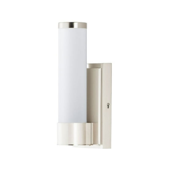52111WTSN Maxim Lighting Optic-10.5-8W 1 LED Wall Sconce-10.5 inches high-Satin Nickel Finish
