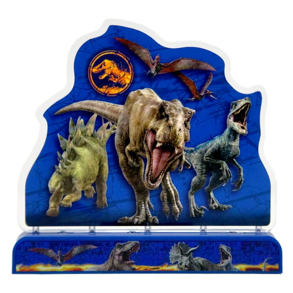Jurassic World LED Light Up Decoration, 4.75 x 4.5 in, 1ct