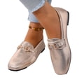 thumbnail image 6 of Satin Bow Pumps,Champagne Dress Heels,Pointed Toe Block Heels,Women Satin Bow Pointed Toe Block Heel Pumps Champagne Slip On Dress Heels for Wedding Party,Champagne 5.5, 6 of 8
