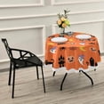 thumbnail image 7 of Coolnut Halloween Pumpkin Round Tablecloth 60", Waterproof Stain and Wrinkle Resistant Washable Decorative Table Covers for Kitchen Dining Tabletop Party Outdoor Picnic Christmas Decor, 7 of 7