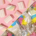 thumbnail image 2 of Marshmallow Style Taffy Chews by It's Delish, 2 lbs Bulk Bag  Individually Wrapped Gourmet Soft Fluff Taffies - Exciting Candies Treats for Events, Candy Buffet Parties, USA Made & Kosher, 2 of 7
