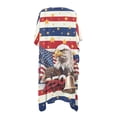 thumbnail image 3 of FKELYI Kimono Coverups for Women Soft Beach Cover Up US 250th Anniversary Star Eagle Print Half Sleeve Summer Cardigan Bikini Cover Ups Resort Wear Casual Cruise Outfits, 3 of 6