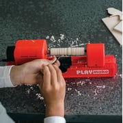 MindWare Play Make 4-in-1 Cool Tool Workshop - Transitions Into a Drill Press, Wood Lathe, Jigsaw or Sander - Woodworking Power Tool Made Safe & Easy for Kids - Ages 8+